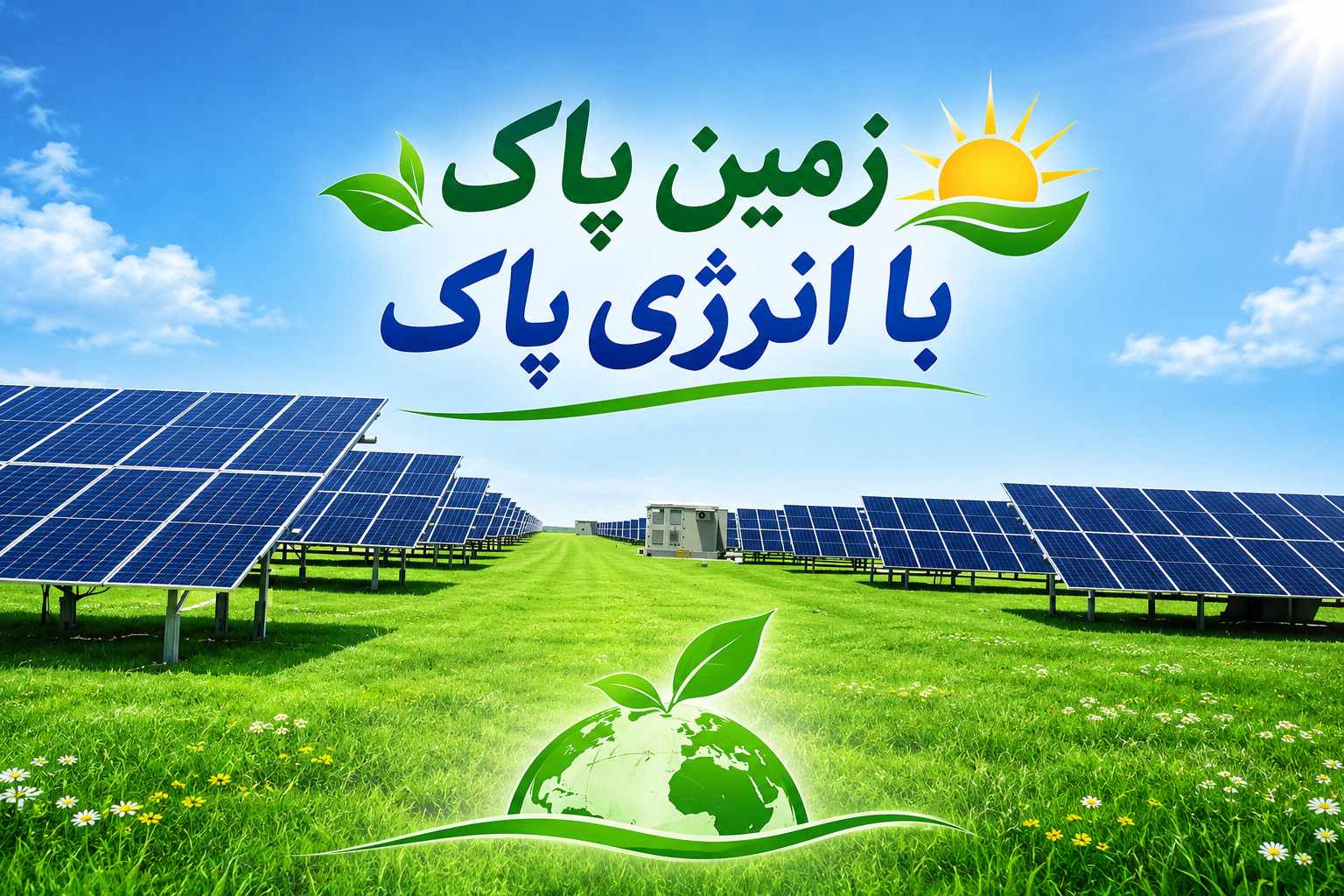 زمین پاک با خورشید اسپادانا گستر