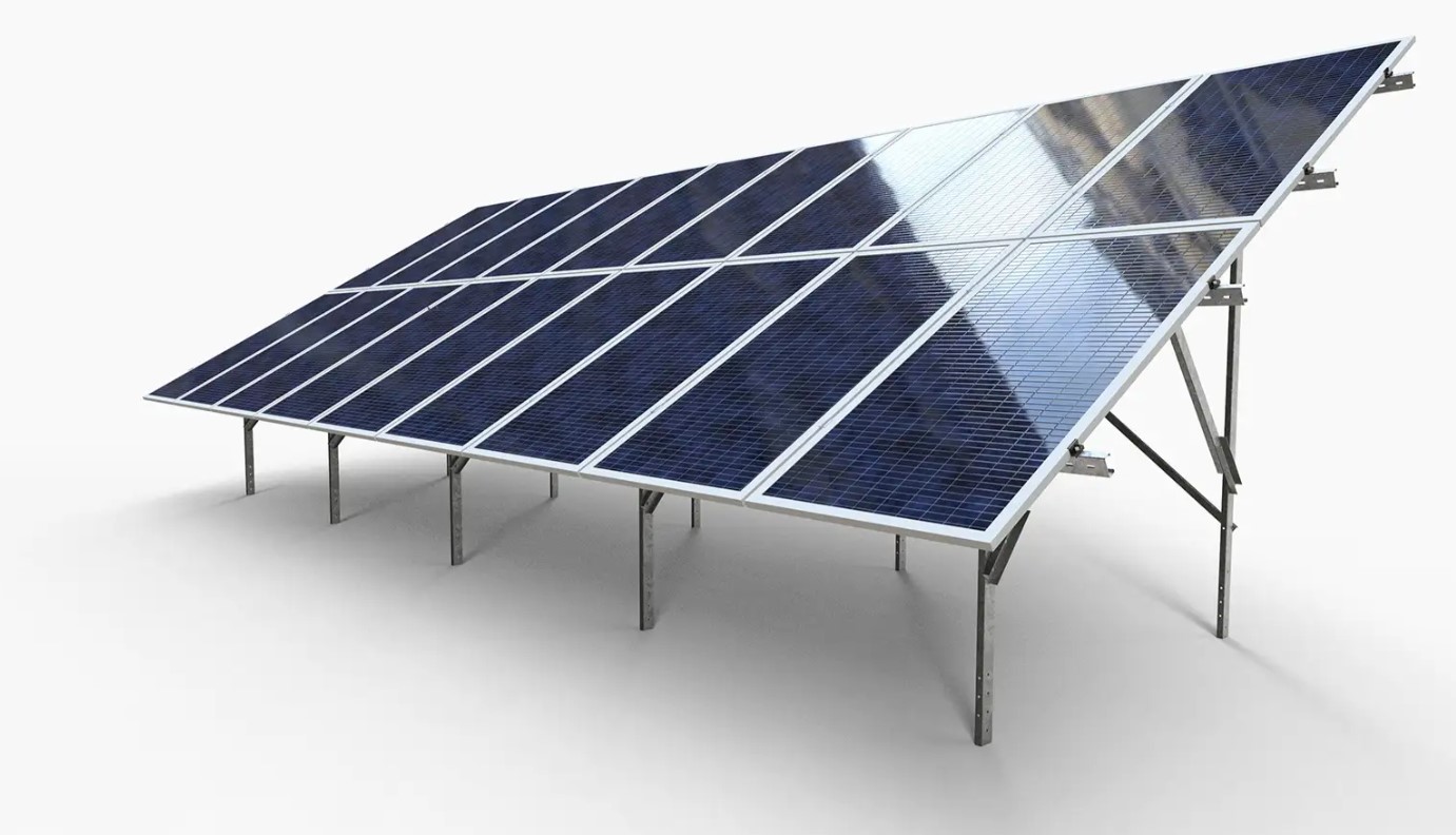 استراکچر خورشیدی دو ردیفه عمودی مدل V2-ST