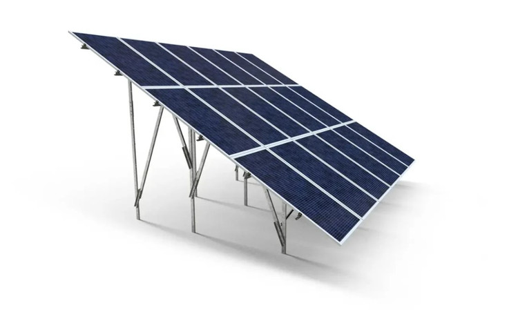 استراکچر خورشیدی سه ردیفه عمودی مدل V3 – بیشترین بهرهوری در کمترین فضا