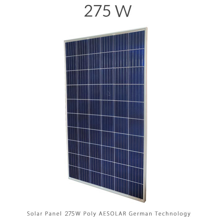 پنل خورشیدی 275 وات پلی کریستال برند AE SOLAR