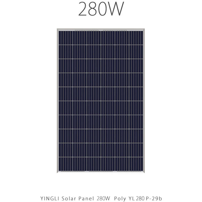 پنل خورشیدی 280 وات پلی کریستال برند YINGLI