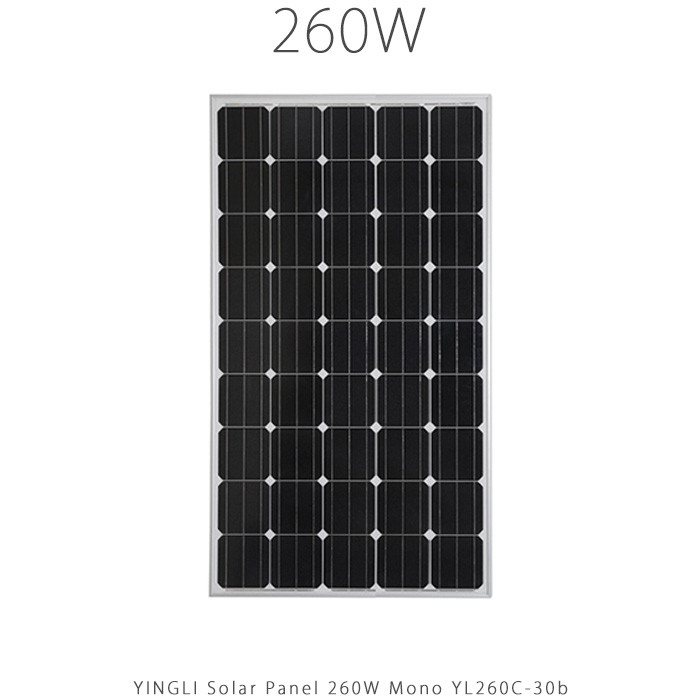 پنل خورشیدی 260 وات مونو کریستال برند YINGLI