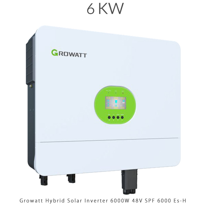 سانورتر 6KW و 48V مدل SPF 6000 Es-H برند Growatt