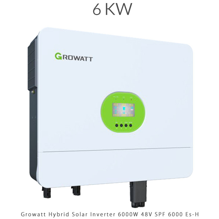 سانورتر 6KW و 48V مدل SPF 6000 Es-H برند Growatt